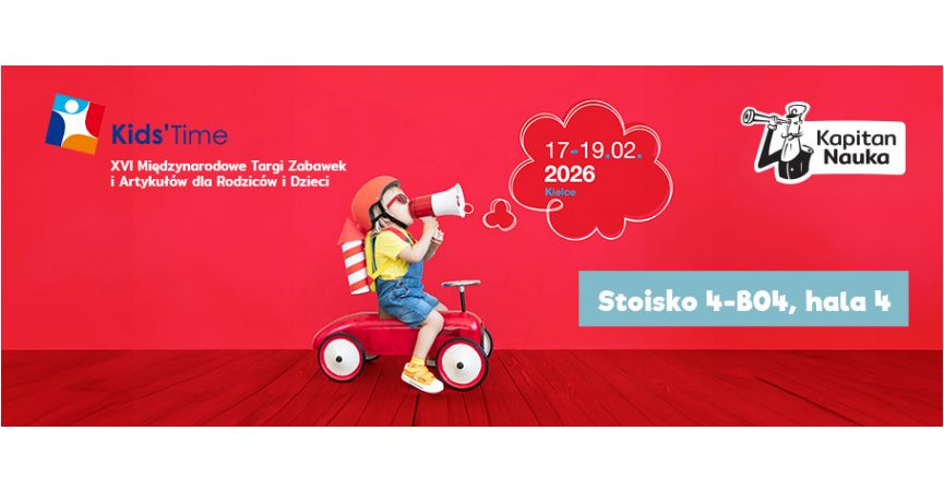 Kapitan Nauka na targach Kids' Time w Kielcach!