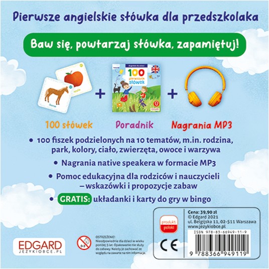 Ang dla dzieci- 100 pierwszych słówek -zdjęcie numer 3