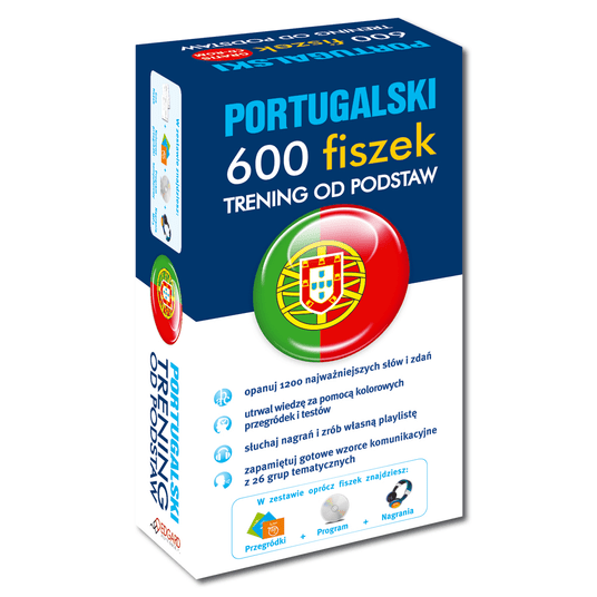 Portugalski 600 fiszek Trening od podstaw -zdjęcie numer 1