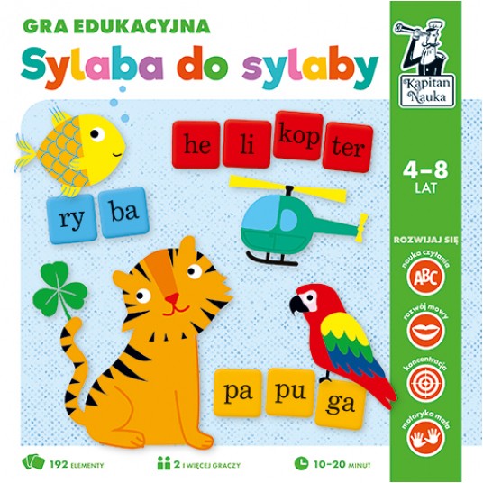 Sylaba do sylaby 4-8 lat. Gra edukacyjna -zdjęcie numer 3