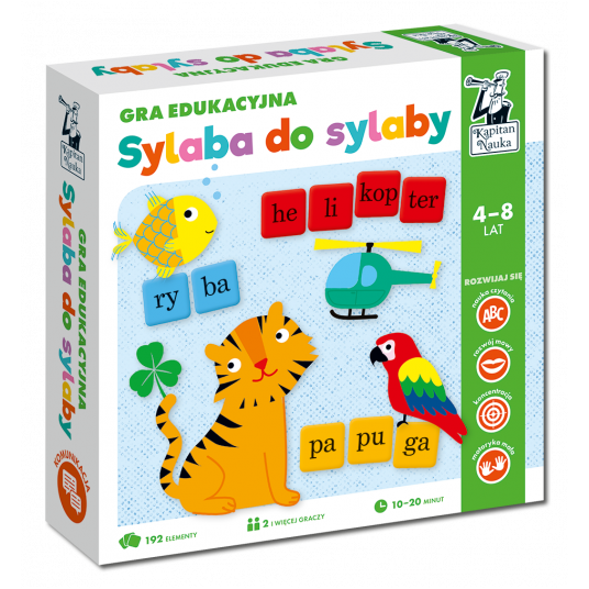 Sylaba do sylaby 4-8 lat. Gra edukacyjna -zdjęcie numer 1