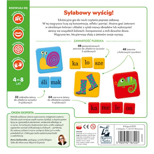 Sylaba do sylaby 4-8 lat. Gra edukacyjna -zdjęcie numer 4