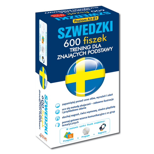 Szwedzki 600 fiszek Trening dla znających podstawy -zdjęcie numer 1