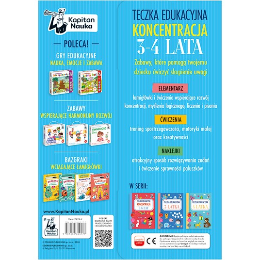 Teczka edukacyjna. Koncentracja. 3–4 lata -zdjęcie numer 3