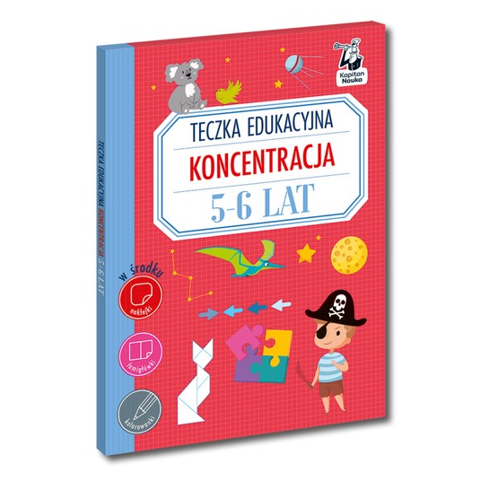 Teczka edukacyjna. Koncentracja. 5-6 lat -zdjęcie numer 1