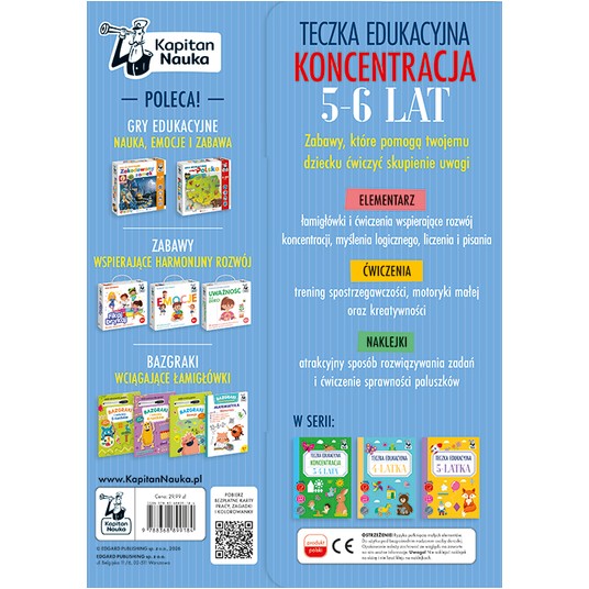 Teczka edukacyjna. Koncentracja. 5-6 lat -zdjęcie numer 3