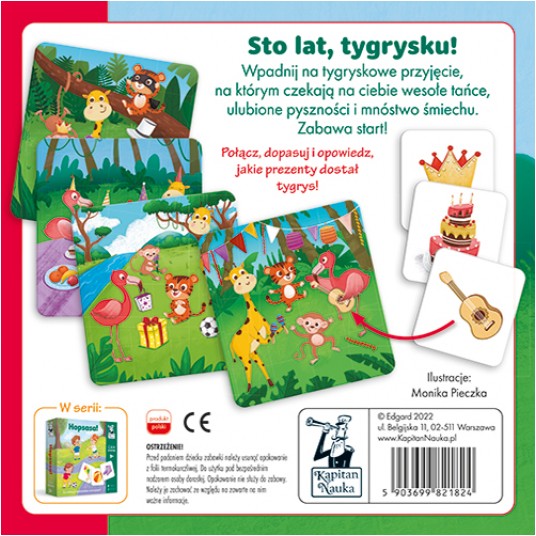 Urodziny tygryska Gra Loteryjka 2+ Wyd. 2022 -zdjęcie numer 3