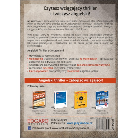 Wall Street Story - Angielski thriller z ćw.Wyd II -zdjęcie numer 3