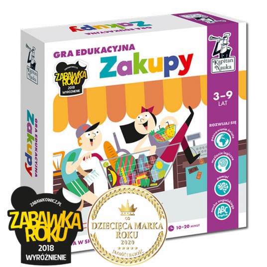 Zakupy. Gra edukacyjna. Kapitan Nauka Wyd. III -zdjęcie numer 2