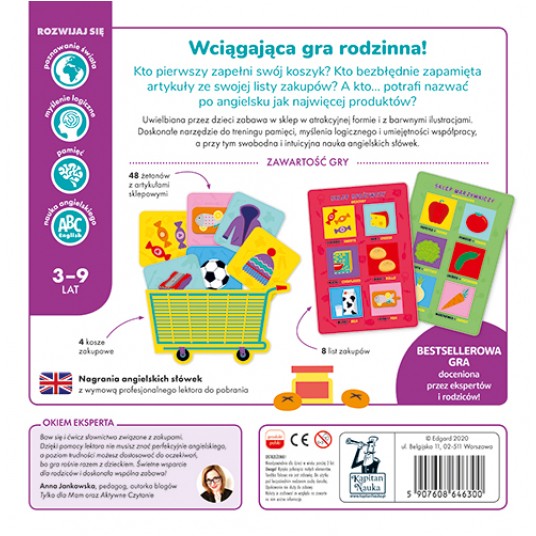 Zakupy. Gra edukacyjna. Kapitan Nauka Wyd. III -zdjęcie numer 4
