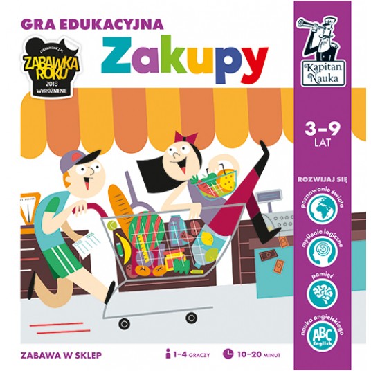 Zakupy. Gra edukacyjna. Kapitan Nauka Wyd. III -zdjęcie numer 3