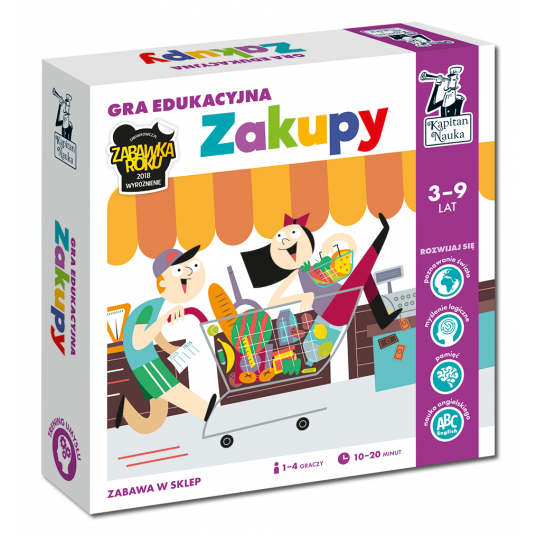 Zakupy. Gra edukacyjna. Kapitan Nauka Wyd. III -zdjęcie numer 1