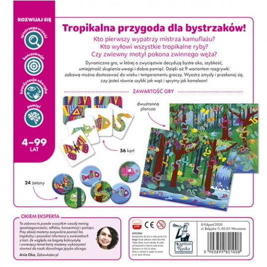Zwierzaki bystrzaki. Gra edukacyjna Wydanie II -zdjęcie numer 4