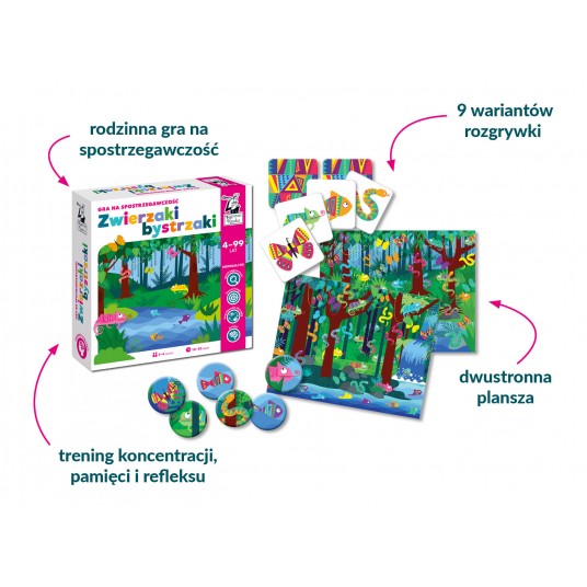Zwierzaki bystrzaki. Gra edukacyjna Wydanie II -zdjęcie numer 7