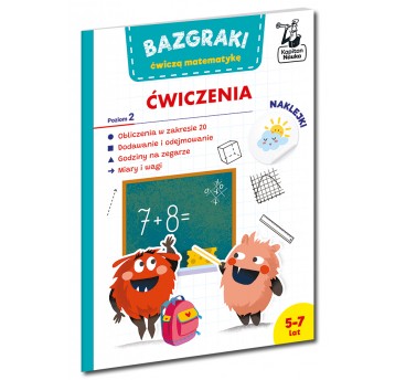 Bazgraki ćwiczą matematykę. Ćwiczenia. Poziom 2