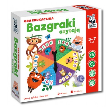 Bazgraki czytają. Gra edukacyjna