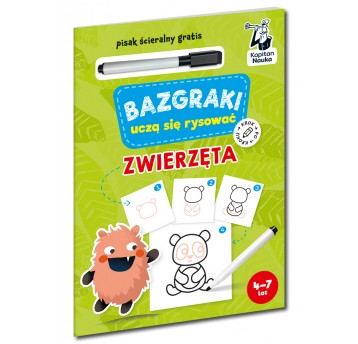 Bazgraki uczą się rysować. Zwierzęta. Kapitan Nauka