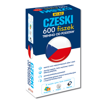 Czeski 600 fiszek Trening od podstaw mp3