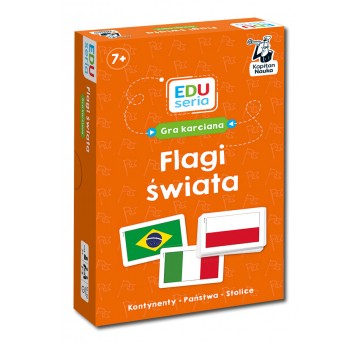 EDUseria. Flagi świata. Gra karciana
