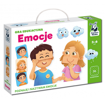 Emocje. Gra edukacyjna. Kapitan Nauka