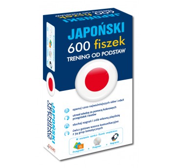 Japoński 600 fiszek Trening od podstaw + CD