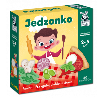 Jedzonko. Układanka kreatywna 2-5 lat