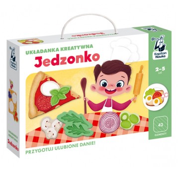 Jedzonko. Układanka kreatywna. Kapitan Nauka