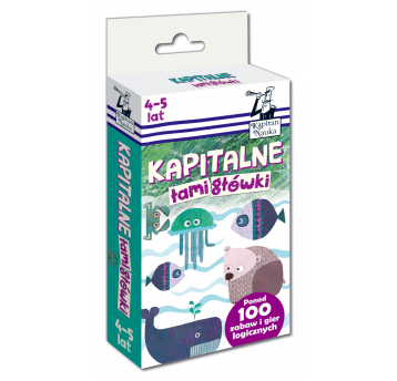 Kapitan Nauka - Kapitalne łamigłówki 4-5 lat