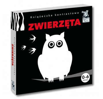 Kapitan Nauka Książeczka kontrastowa-Zwierzęta