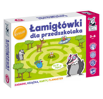 Kapitan Nauka Łamigłówki dla przedszk.3-6 Wyd.2022