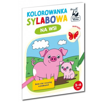 Kolorowanka sylabowa. Na wsi