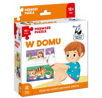 Pierwsze puzzle. W domu