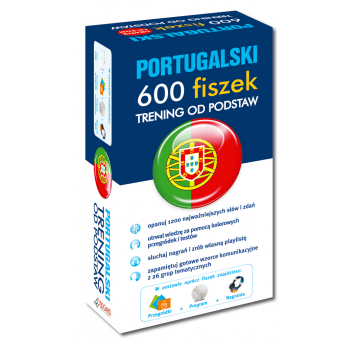 Portugalski 600 fiszek Trening od podstaw + CD