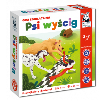 Psi wyścig 3-7 lat. Gra edukacyjna
