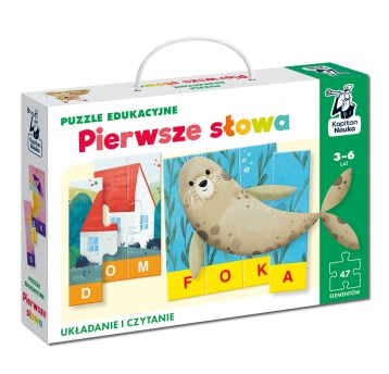 Puzzle edukacyjne. Pierwsze słowa 3-6 lat