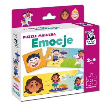 Puzzle malucha. Emocje