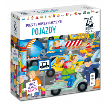 Puzzle obserwacyjne - Pojazdy