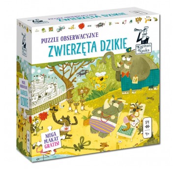 Puzzle obserwacyjne - Zwierzęta dzikie