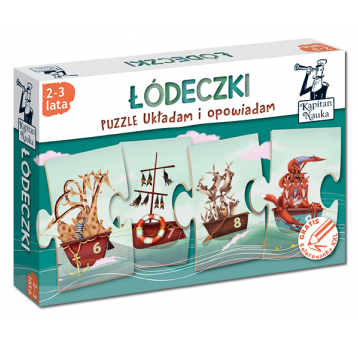 Puzzle Układam i opowiadam Łódeczki 2-3 lata