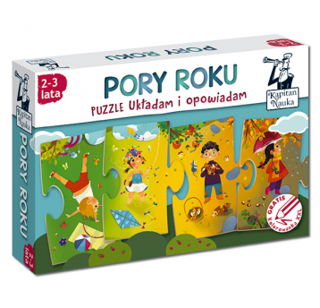 Puzzle Układam i opowiadam Pory roku 2-3 lata