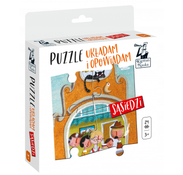 Puzzle Układam i opowiadam Sąsiedzi 3+