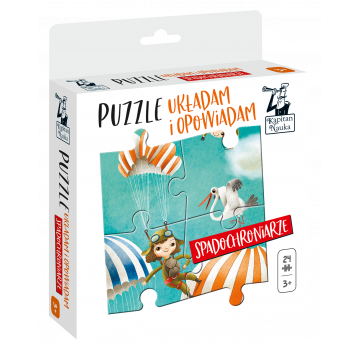 Puzzle Układam i opowiadam Spadochroniarze 3+