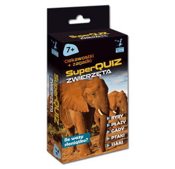 SuperQuiz: Zwierzęta - Kapitan Nauka Wyd. II