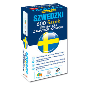 Szwedzki 600 fiszek Trening dla znaj. podst. + CD