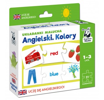 Układanki Malucha: Ang. Kolory 1-3 lat wyd. II