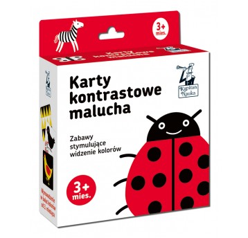 Widzę kolory! Karty kontrastowe malucha 3 mies.+