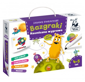 Zabawy edukacyjne. Bazgraki. Kosmiczna wyprawa