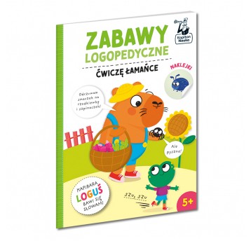 Zabawy logopedyczne. Kapibara Loguś. Ćwiczę łamańc