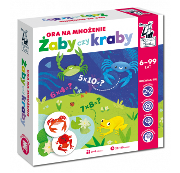 Żaby czy kraby. Gra na mnożenie