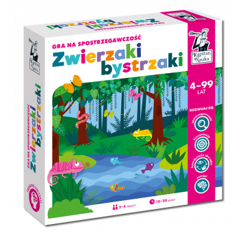 Zwierzaki bystrzaki. Gra edukacyjna Wydanie II